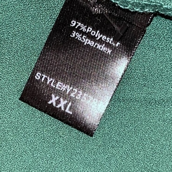 Tuckernuck | NEW Hunter Green Crepe Callahan Long Sleeve Mini Dress Size XXL - Picture 12 of 14